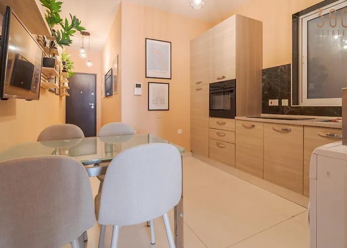 Apartamento Lovely 1br Near Promenade With Wifi & Ac By 360 Estates Gzira